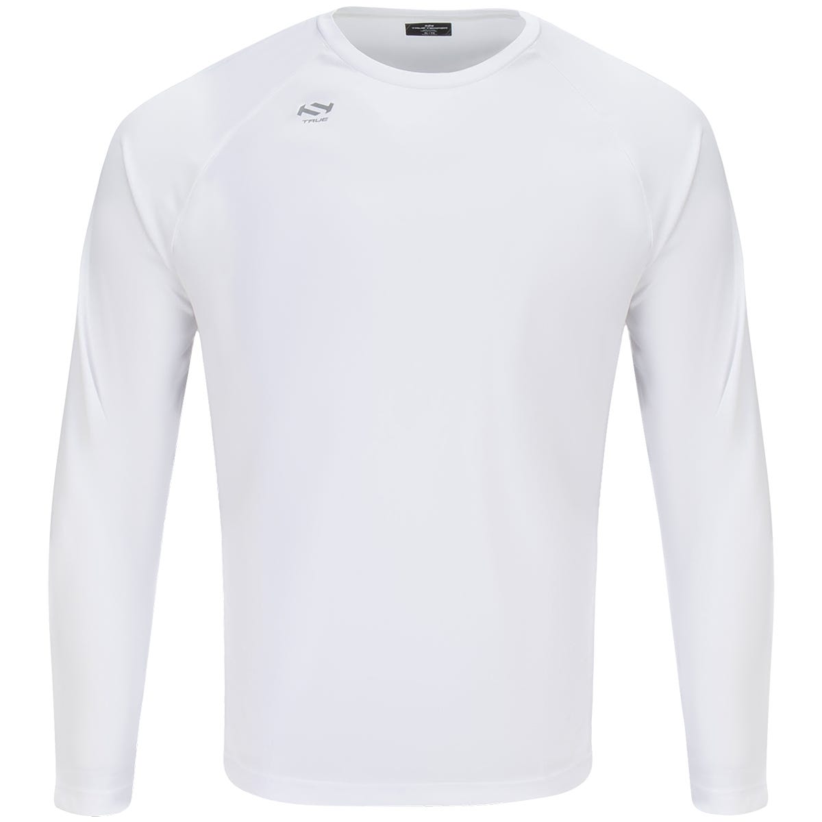 True Triple Graphic Senior Long Sleeve T-Shirt | 100% Polyester in White Size XXX-Large
