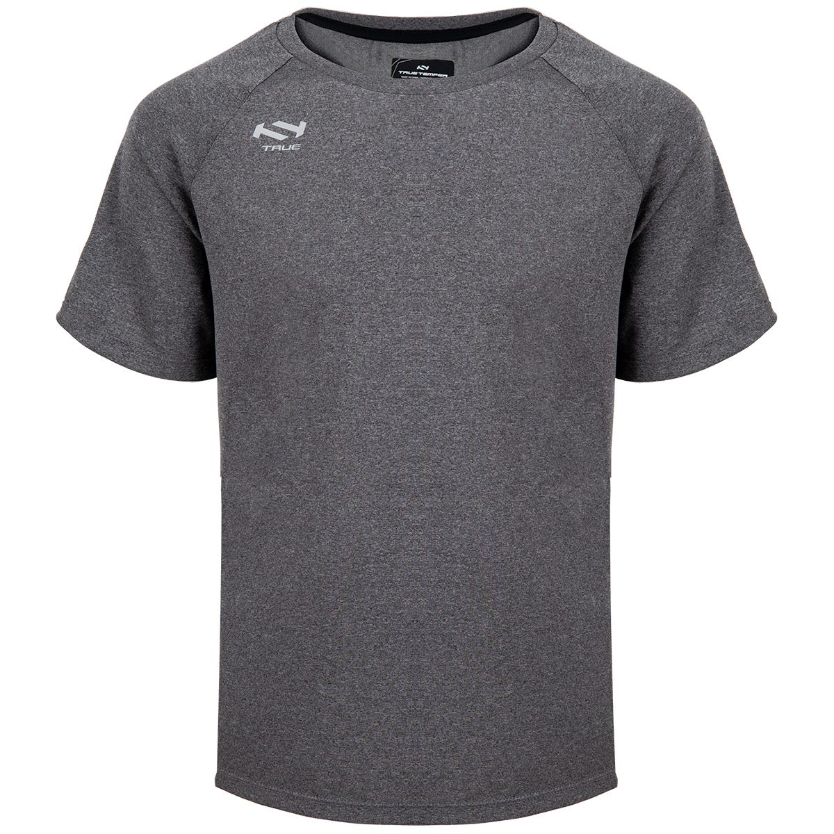 "True Triple Youth Short Sleeve T-Shirt in Charcoal Size X-Large"