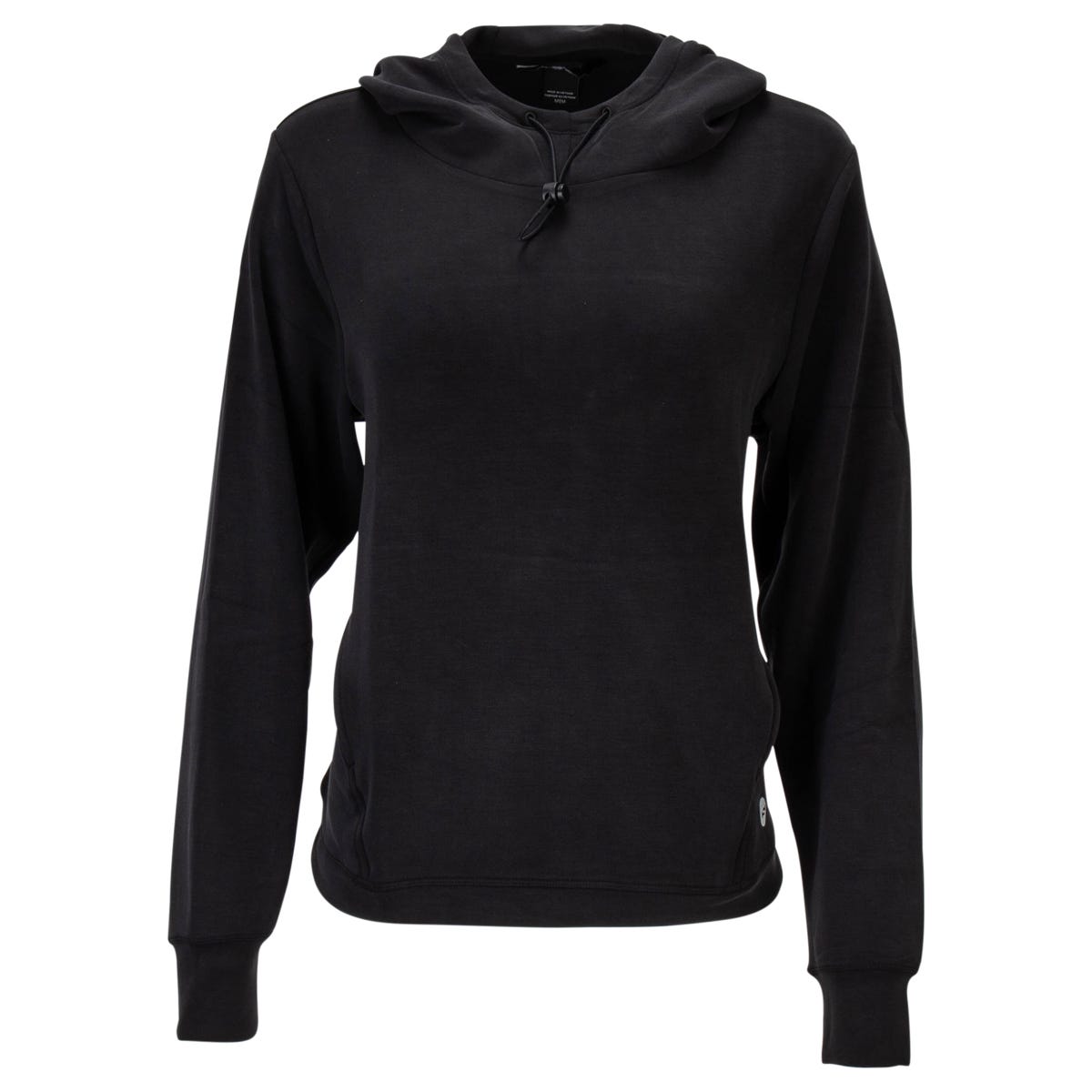 True City Flyte Lux Womens Pullover Hoodie Sweatshirt in Black Size Medium