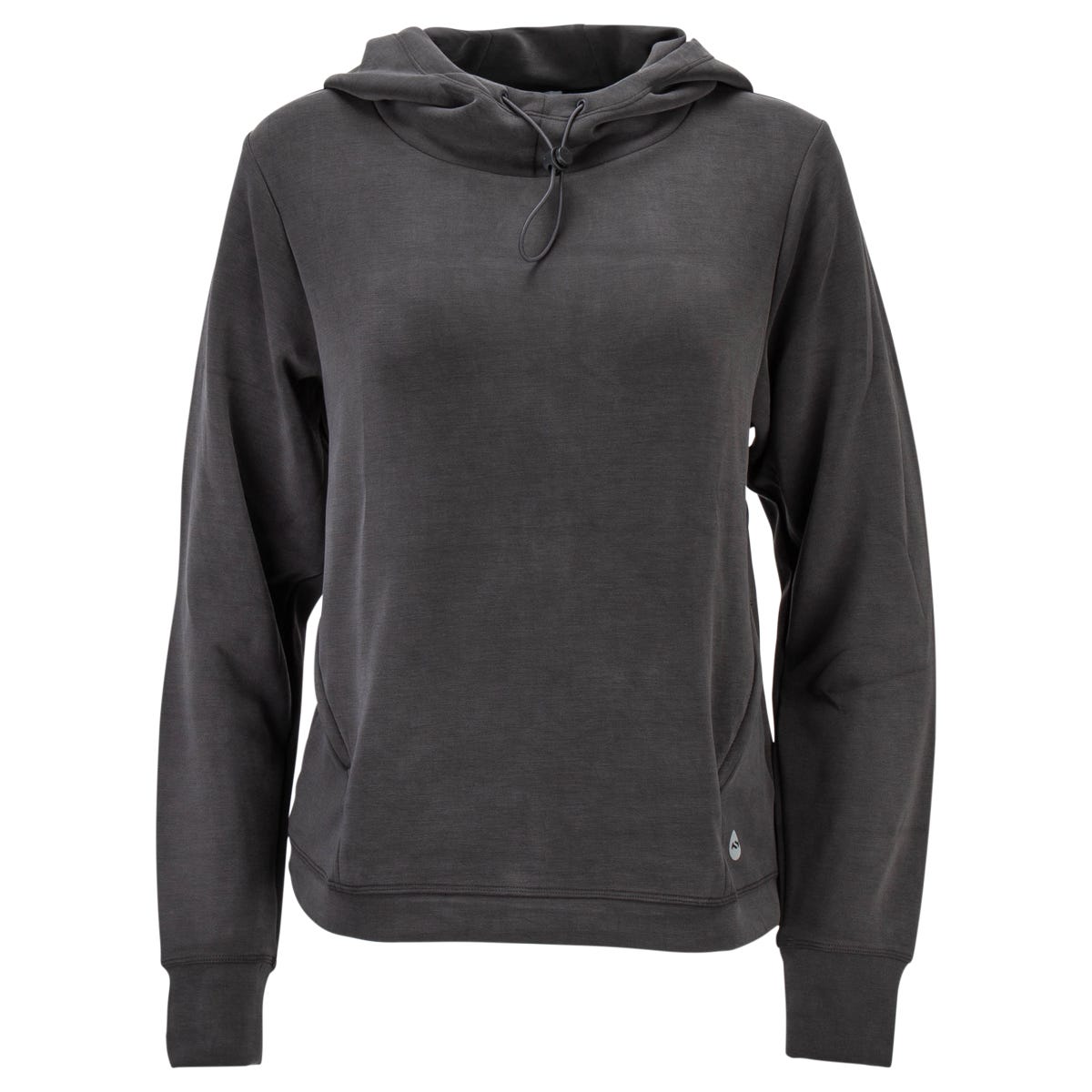 True City Flyte Lux Womens Pullover Hoodie Sweatshirt in Charcoal Size Small