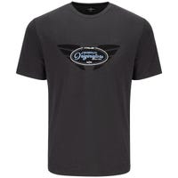 "True Anywear Senior Short Sleeve Graphic T-Shirt in Charcoal Size Small"