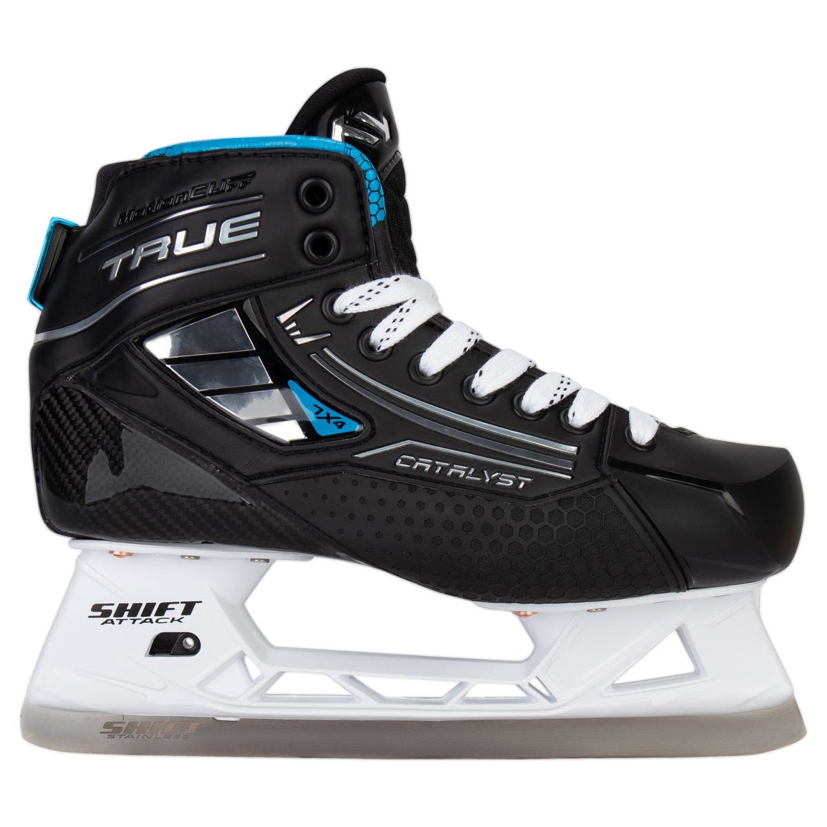 True Catalyst 7X4 Intermediate Goalie Skates Size 6.0