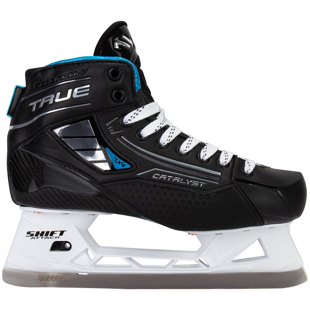 True Catalyst 7X4 Senior Goalie Skates Size 11.0