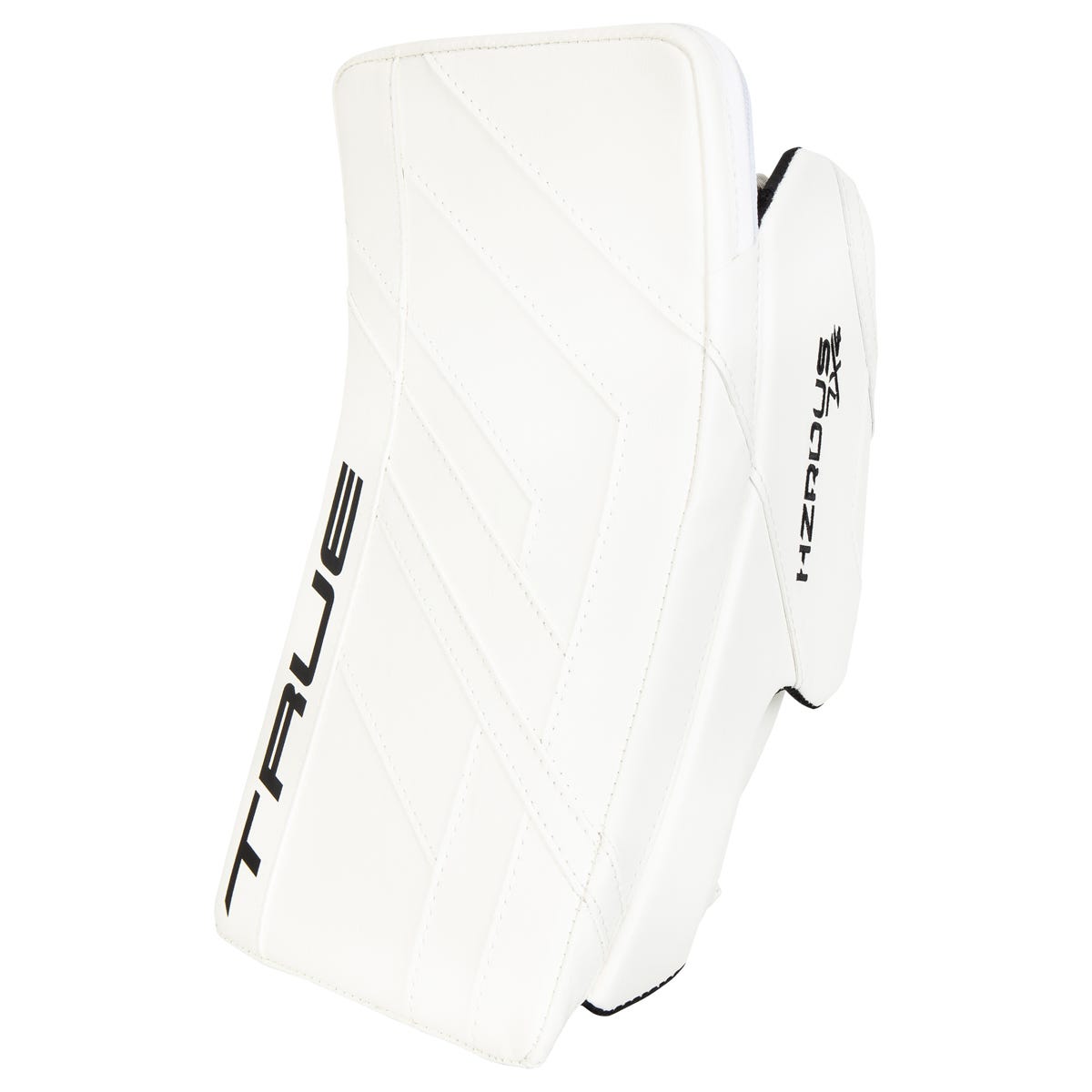 True HZRDUS 7X4 Intermediate Goalie Blocker in White/White