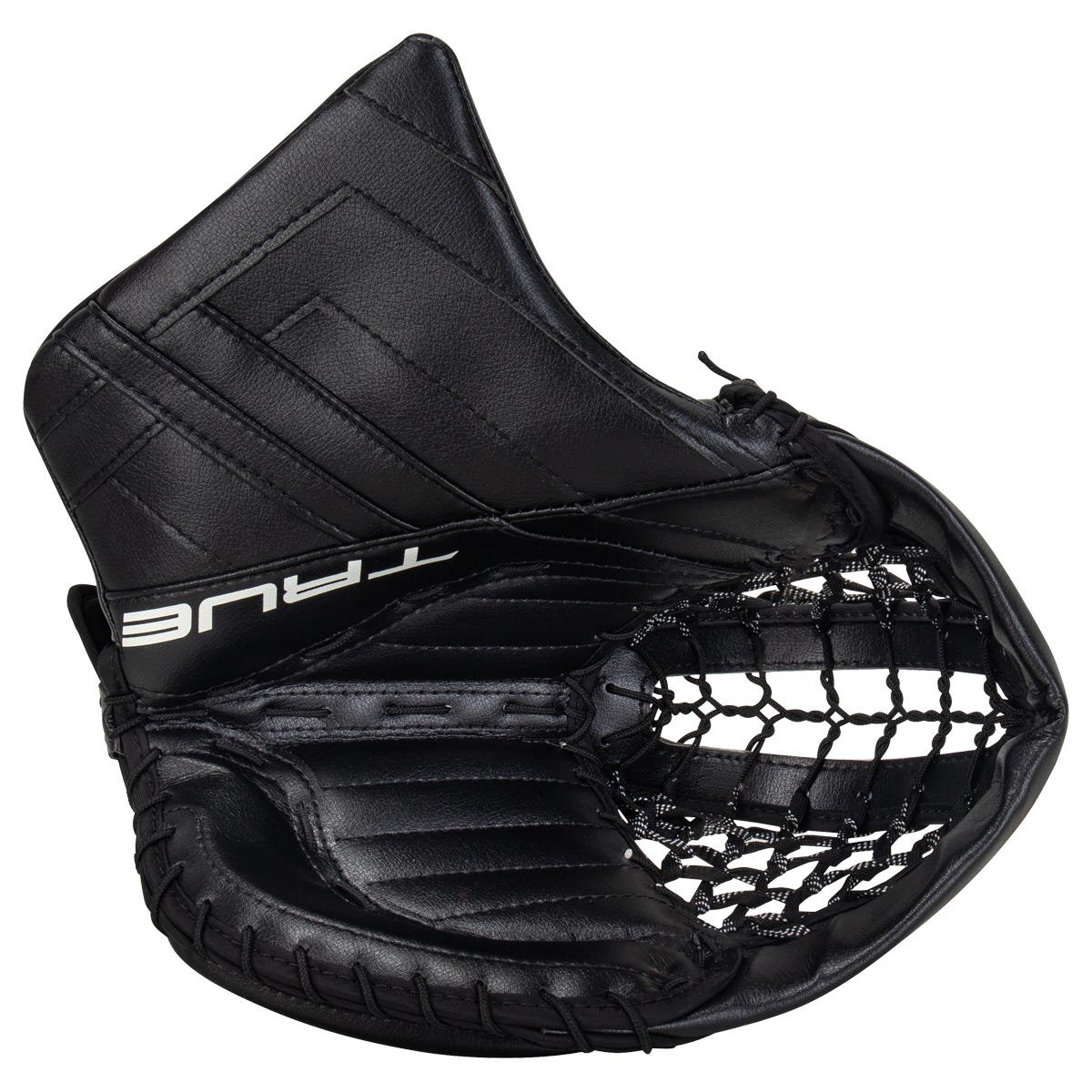 True HZRDUS 9X4 Senior Goalie Glove in Black