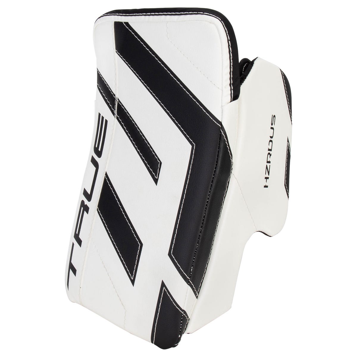 True HZRDUS Junior Goalie Blocker in White/Black