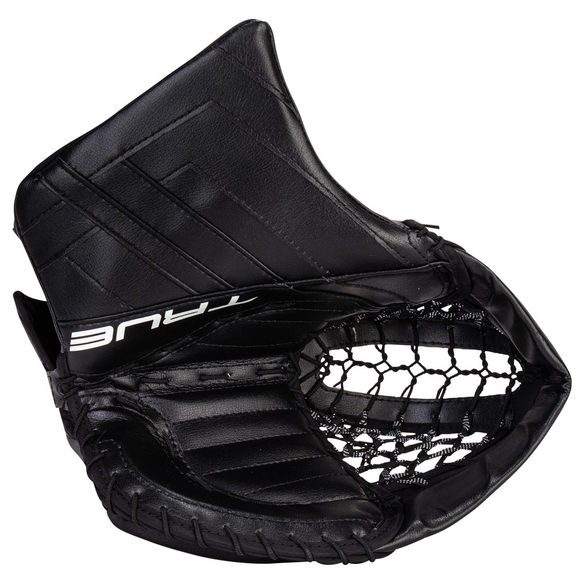 True HZRDUS 7X4 Senior Goalie Glove in Black