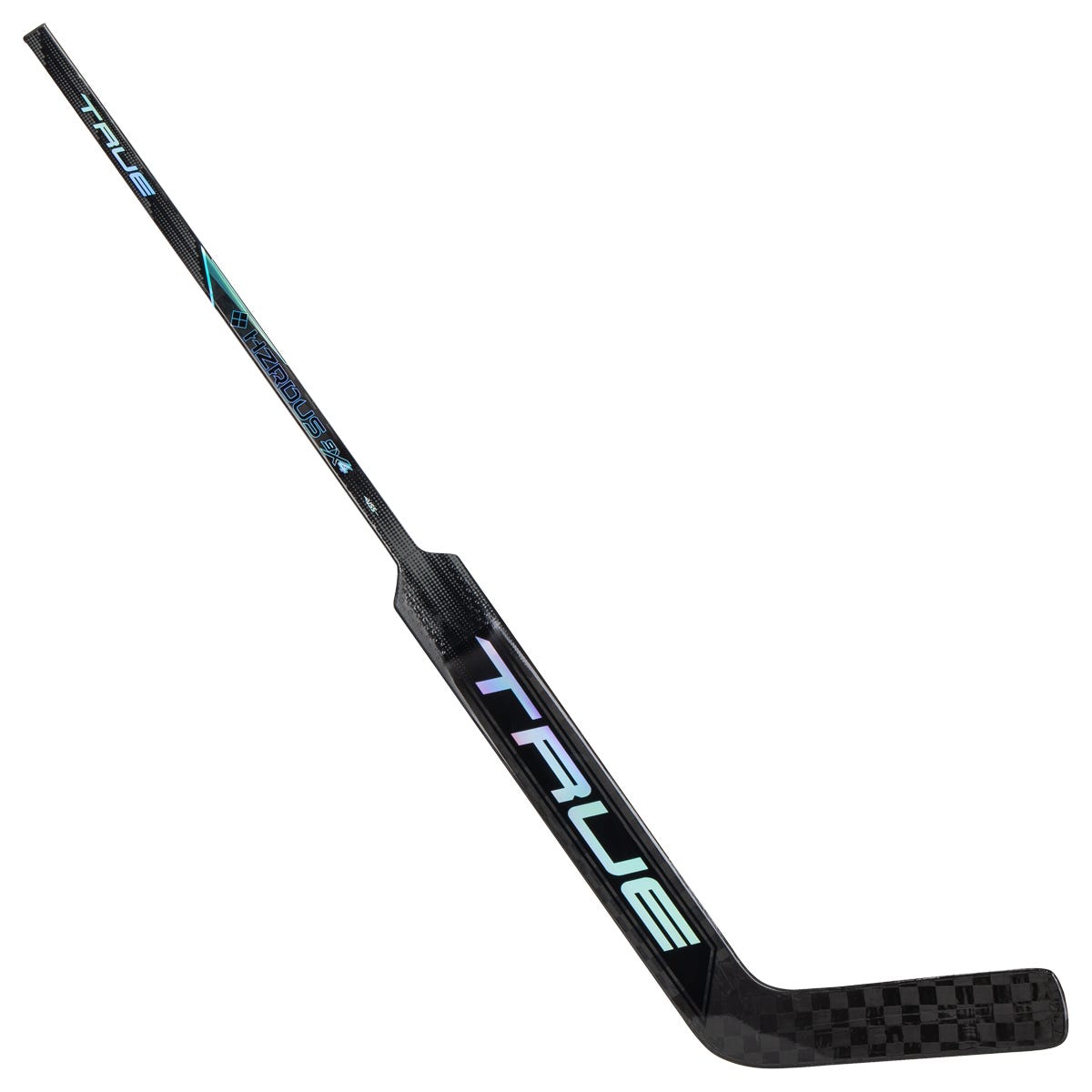 True HZRDUS 9X4 Intermediate Goalie Stick in Black/Silver Size 24in