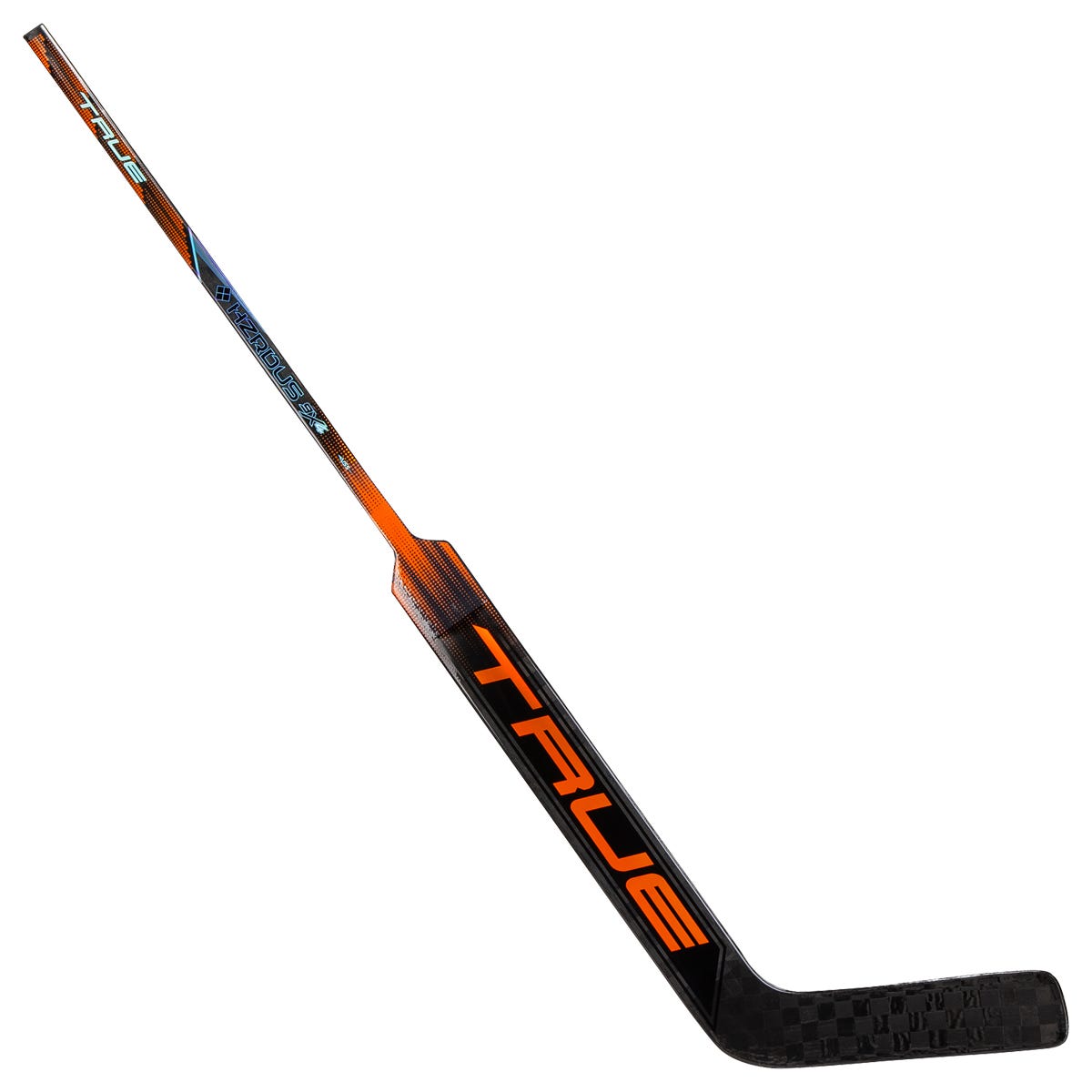 True HZRDUS 9X4 Senior Goalie Stick in Orange Size 25in