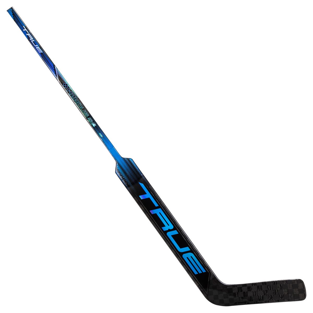 True HZRDUS 9X4 Senior Goalie Stick in Black/Royal Size 25in