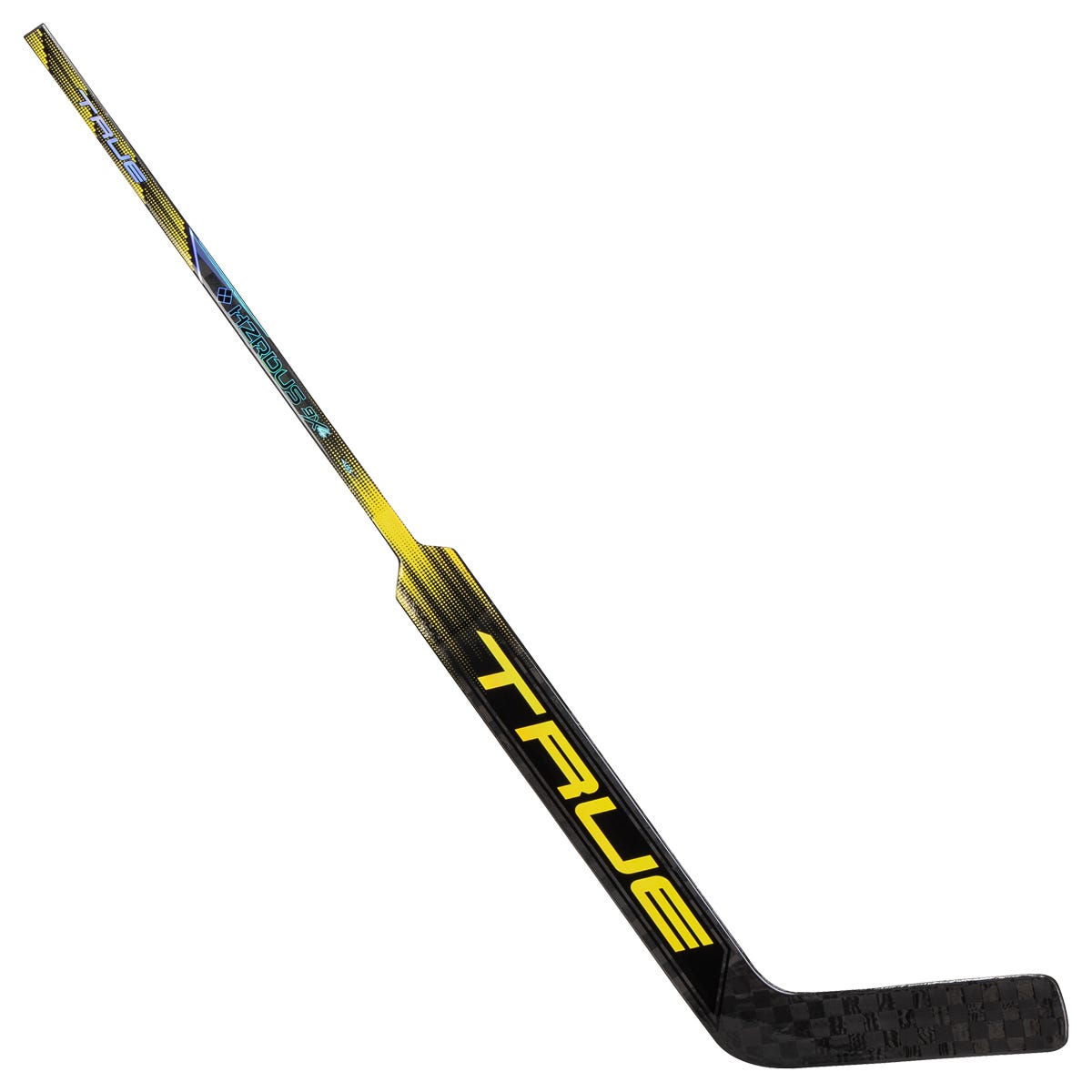 True HZRDUS 9X4 Senior Goalie Stick in Yellow Size 25in