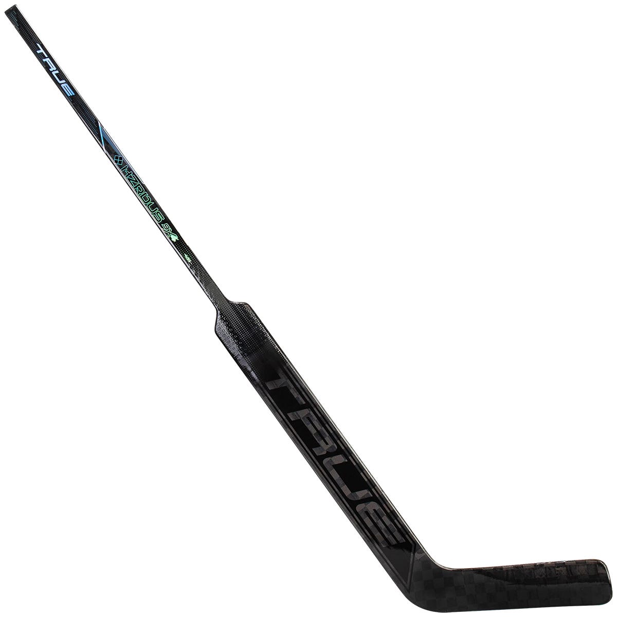 True HZRDUS 9X4 Senior Goalie Stick in Black/Black/Silver Size 26in