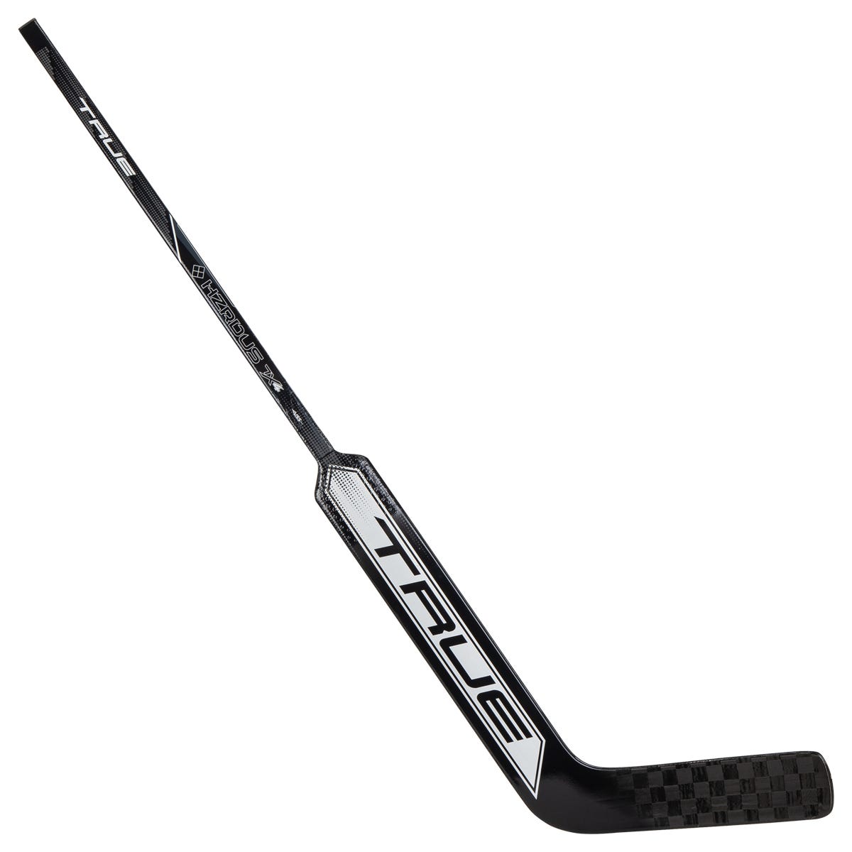 True HZRDUS 7X4 Junior Goalie Stick in Black/Silver Size 21in
