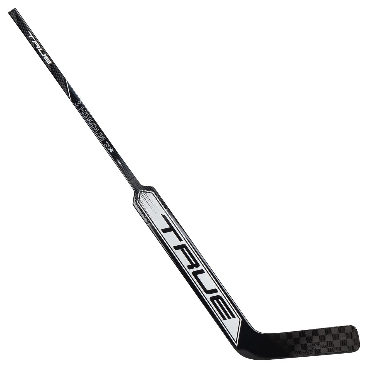 True HZRDUS 7X4 Intermediate Goalie Stick in Black/Silver Size 24in