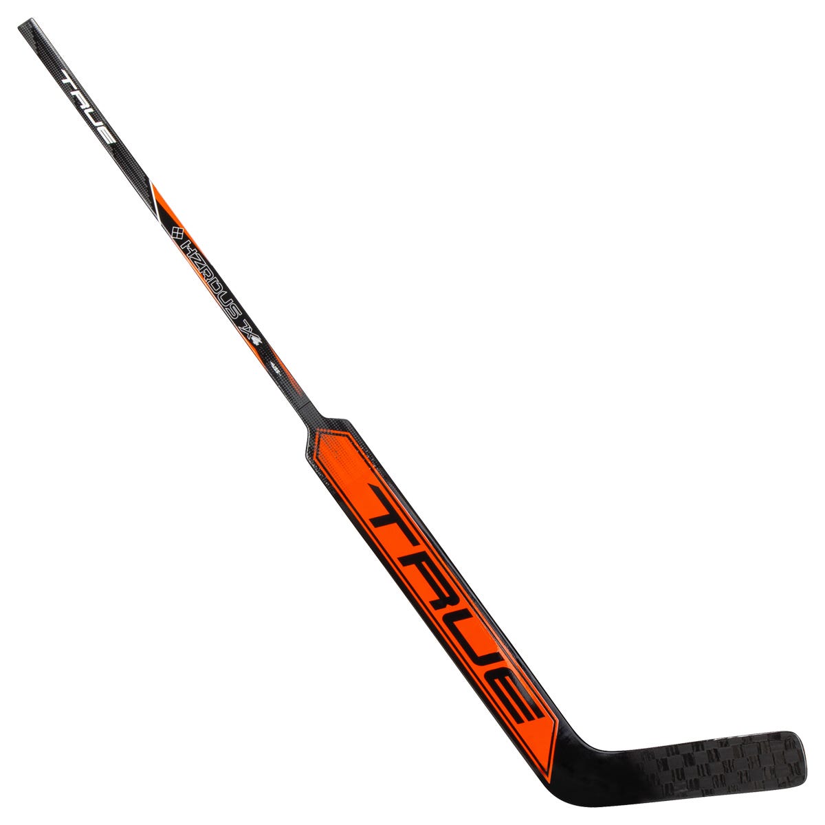 True HZRDUS 7X4 Senior Goalie Stick in Orange Size 25in