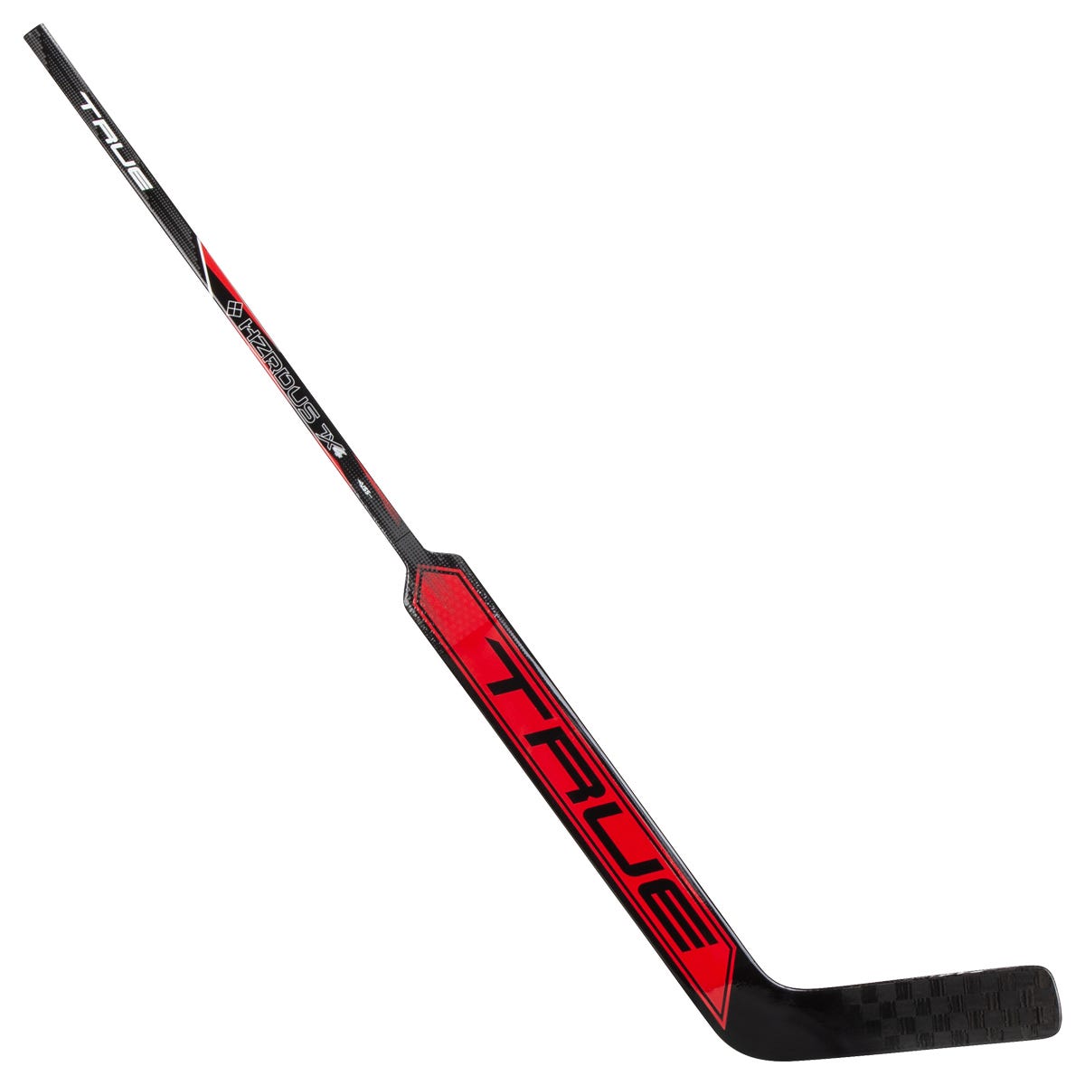 True HZRDUS 7X4 Senior Goalie Stick in Red Size 25in