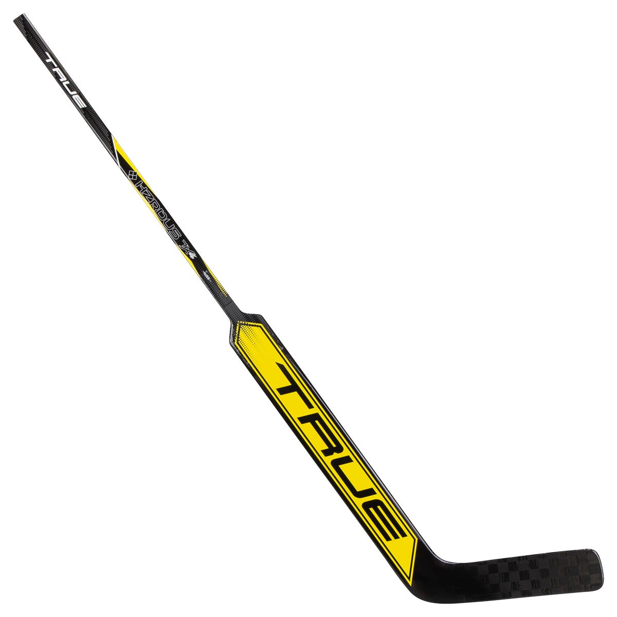True HZRDUS 7X4 Senior Goalie Stick in Yellow Size 25in