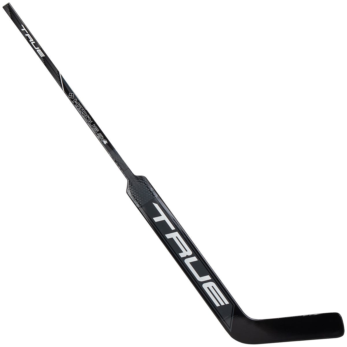 True HZRDUS 5X4 Senior Goalie Stick in Black/Silver Size 25in