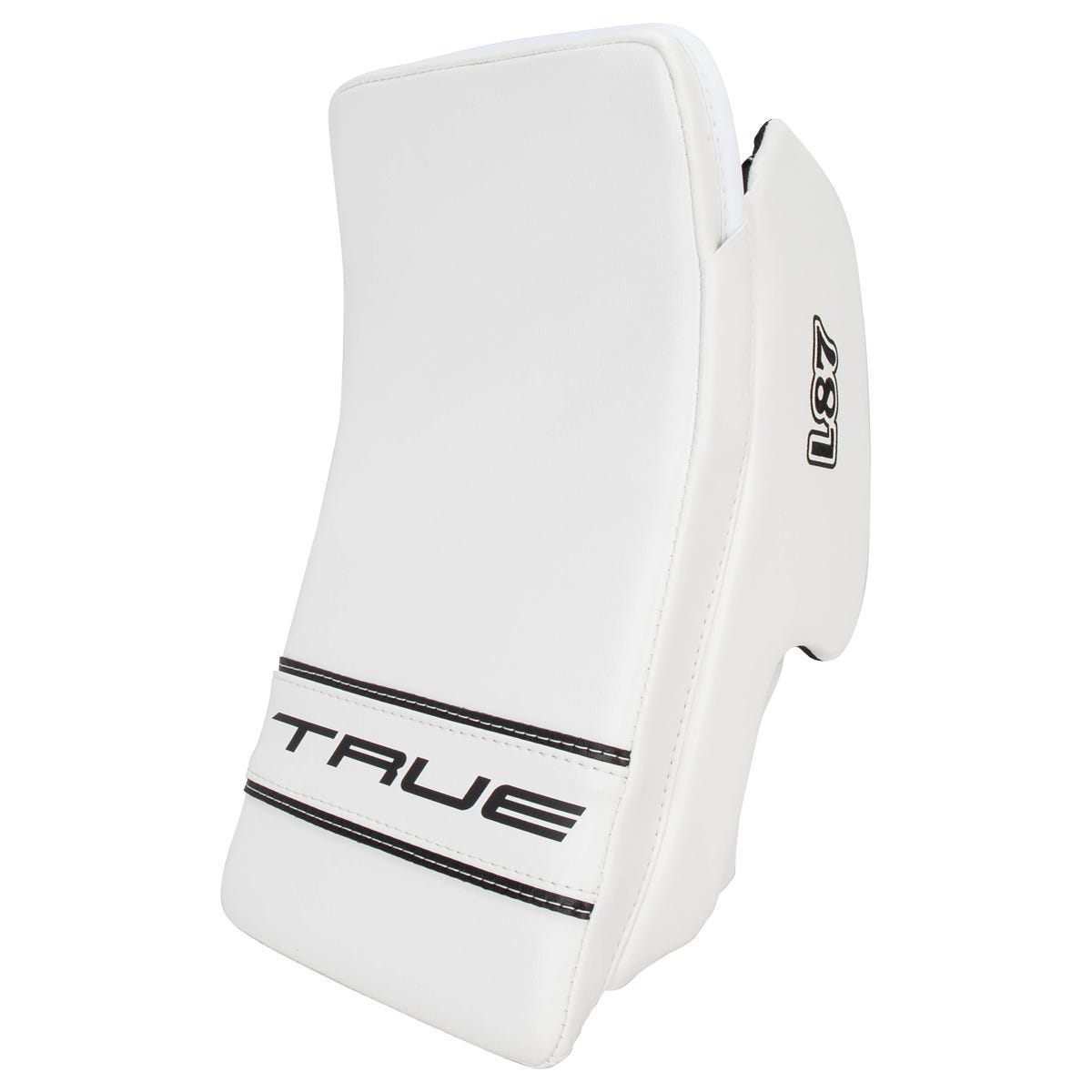 True Catalyst 7X-L87 Intermediate Goalie Blocker in White/Black