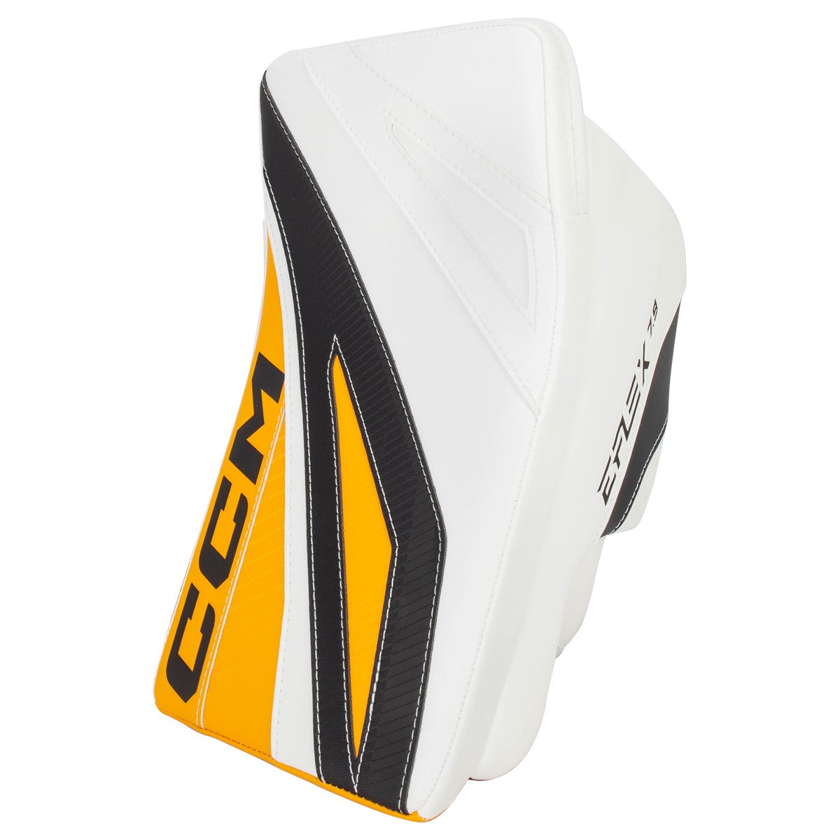 CCM EFLEX 7.9 Intermediate Goalie Blocker in Yellow/Black