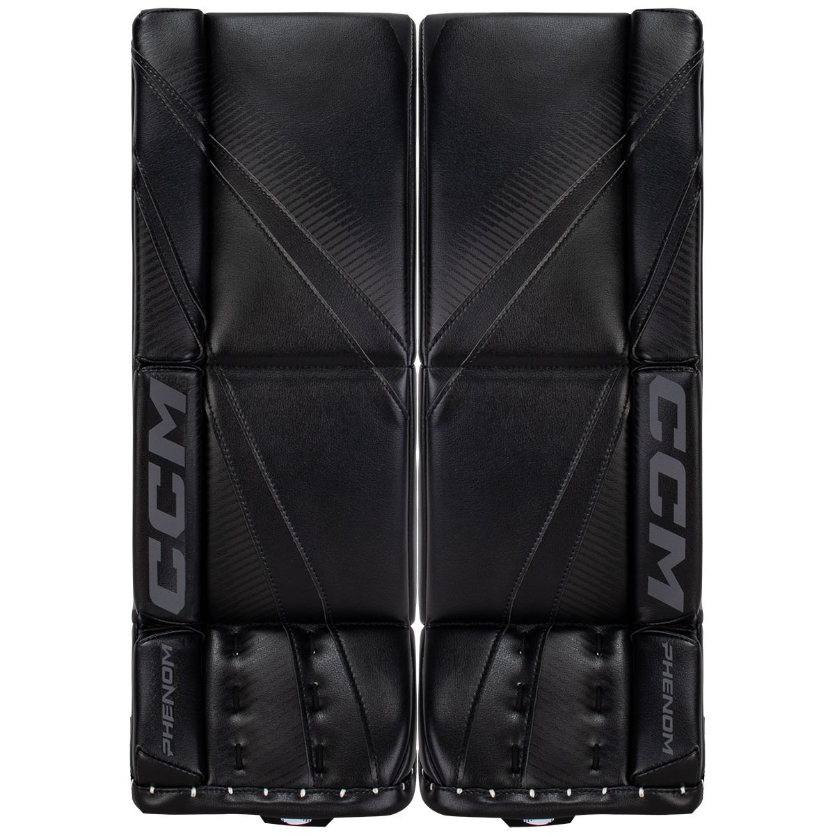 CCM Phenom Junior Goalie Leg Pads in Black Size 28+1in