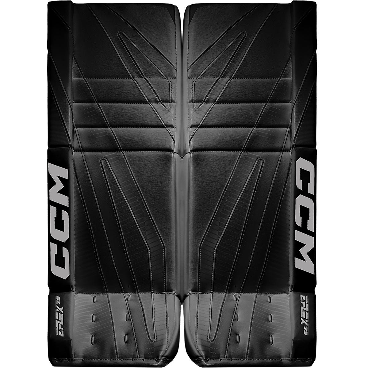 CCM EFLEX 7.9 Senior Goalie Leg Pads in Black Size 34+1in