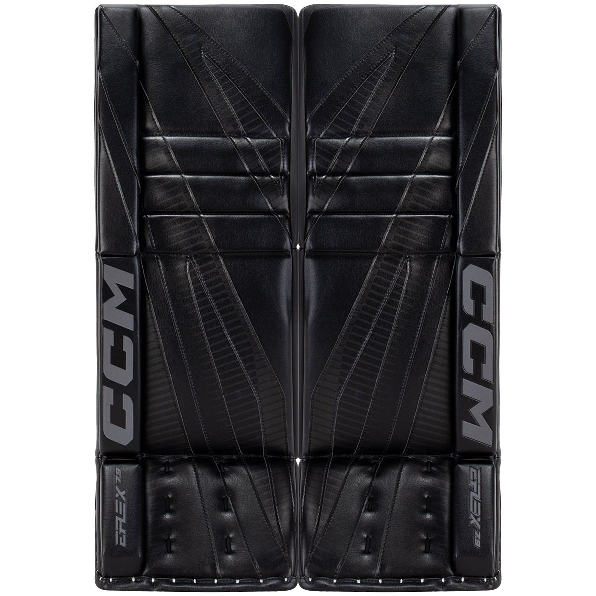 CCM EFLEX 7.9 Intermediate Goalie Leg Pads in Black Size 30+1in