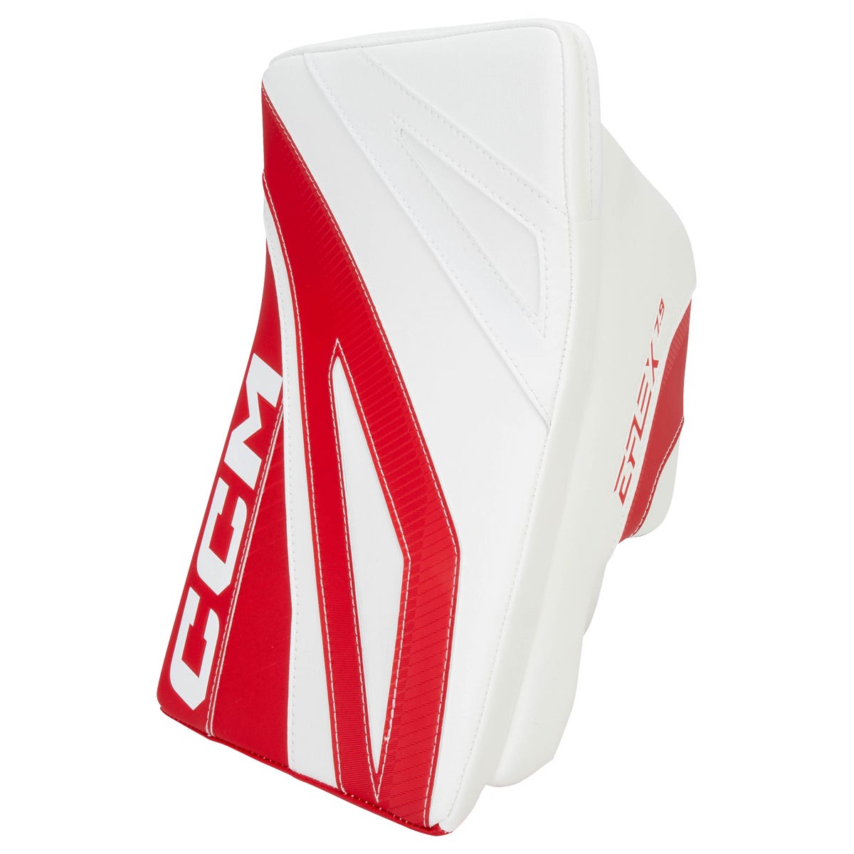 CCM EFLEX 7.9 Intermediate Goalie Blocker in Red/White