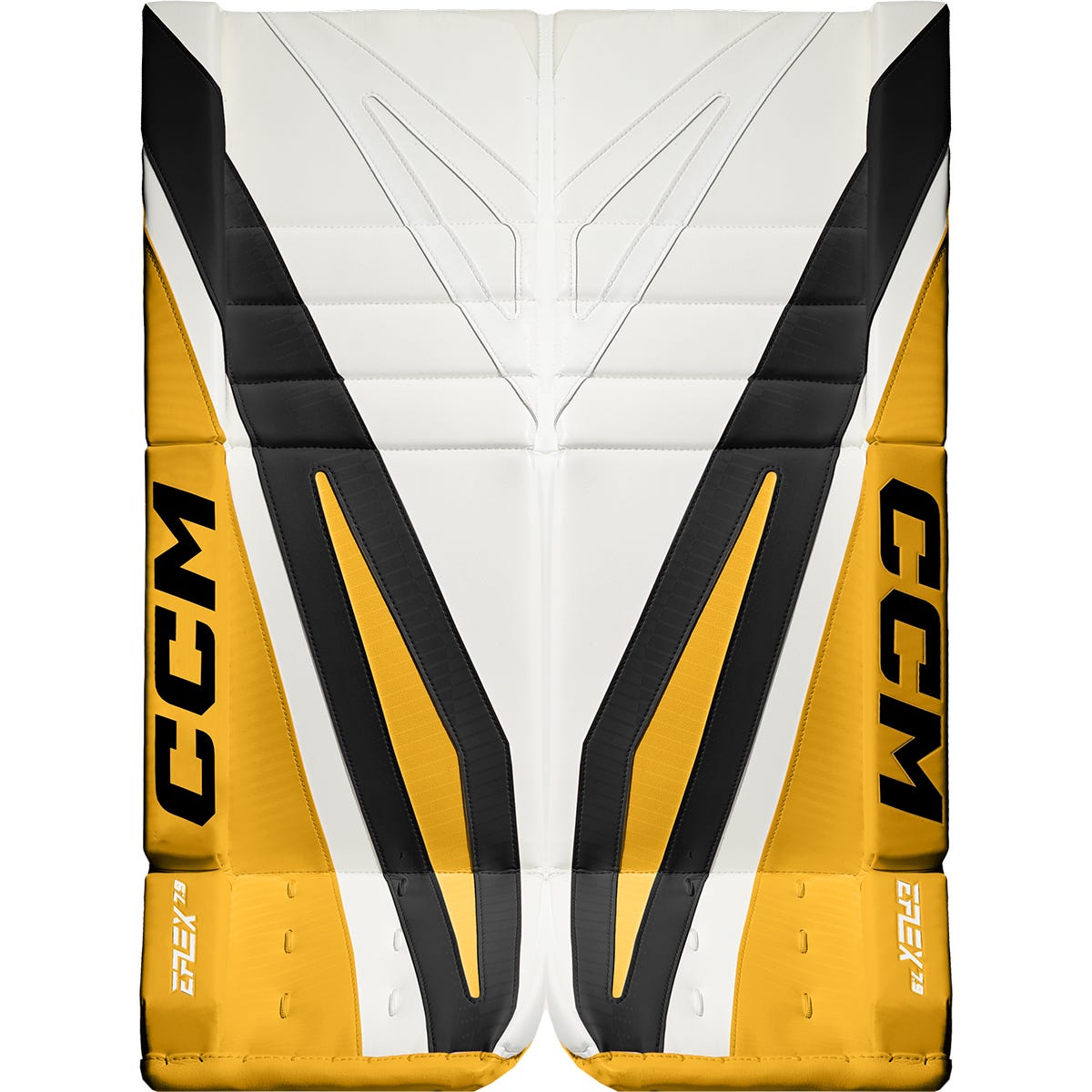 CCM EFLEX 7.9 Senior Goalie Leg Pads in Boston Size 34+2in