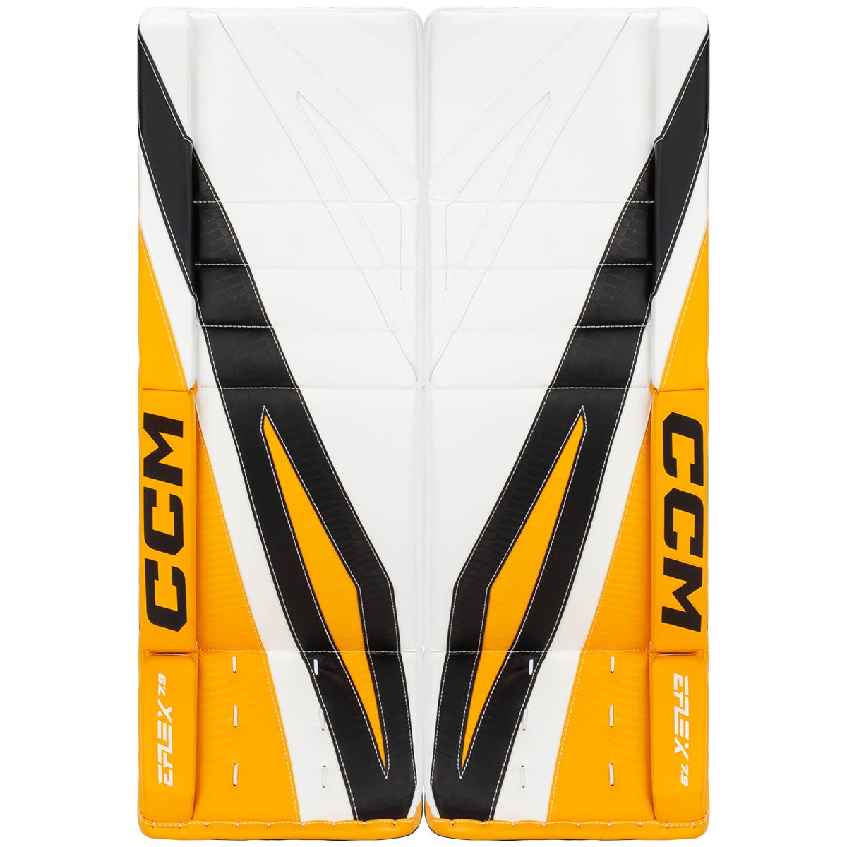 CCM EFLEX 7.9 Senior Goalie Leg Pads in Boston Size 34+2in