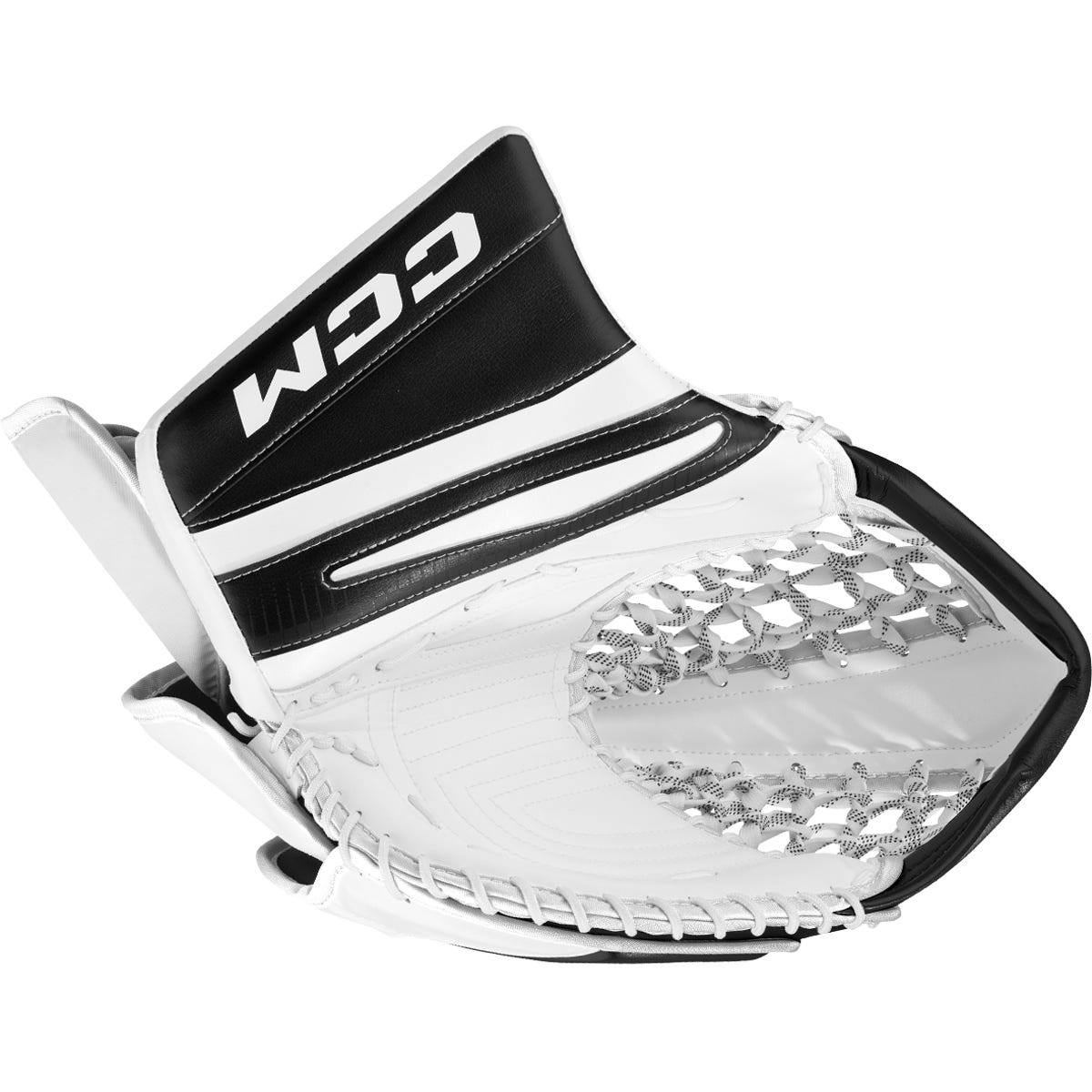 CCM EFLEX 7.5 Senior Goalie Glove in White/Black