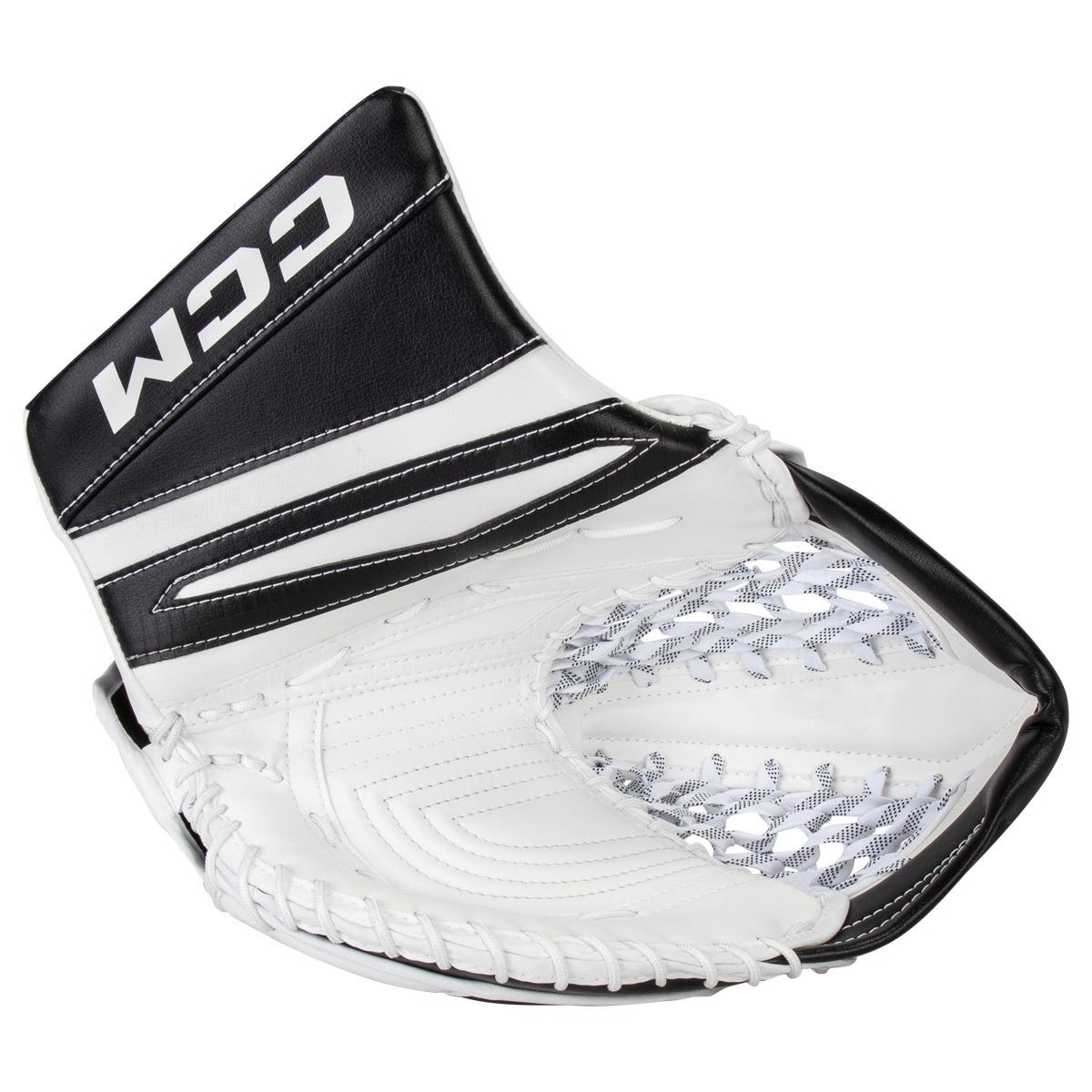 CCM EFLEX 7.5 Senior Goalie Glove in White/Black