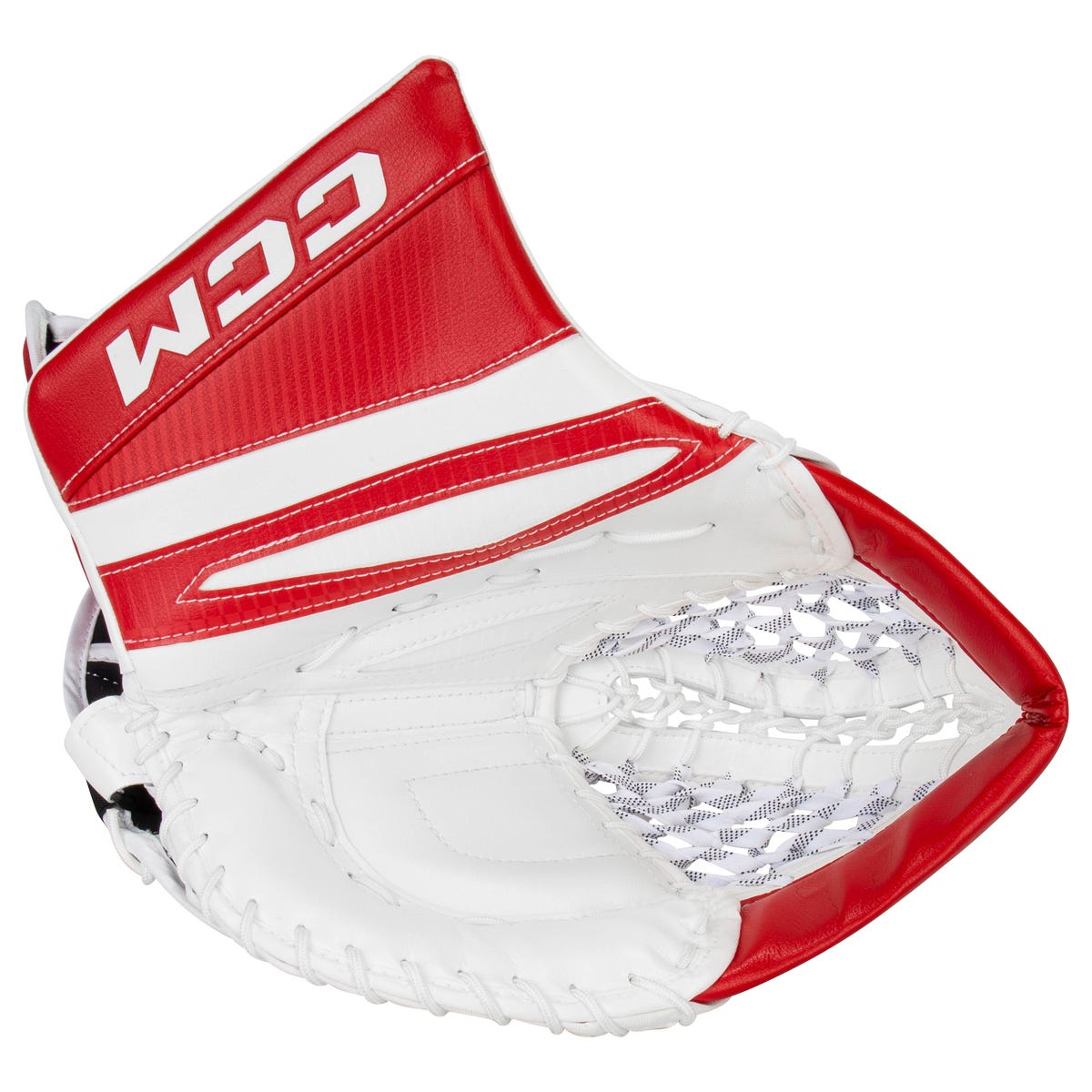 CCM EFLEX 7.9 Intermediate Goalie Glove in Red/White