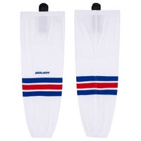 Bauer New York Rangers 900 Series Mesh Hockey Socks in White/Red/Royal Size Youth Large/X-Large