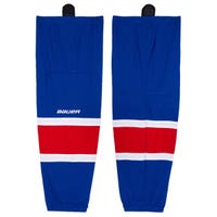 Bauer New York Rangers 900 Series Mesh Hockey Socks in Royal/Red/White Size Youth Large/X-Large