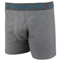 Bauer Premium Senior Boxer Brief in Heather Grey Size X-Small