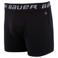 Bauer Premium Senior Boxer Brief in Black Size X-Small
