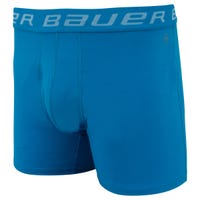 Bauer Premium Senior Boxer Brief in Blue Size Small