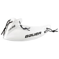 "Bauer Goalie Throat Protector - 17 Model in Clear Size Senior"