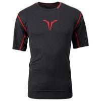 Bauer Core Hybrid Youth Short Sleeve Shirt in Black Size Small