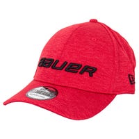 Bauer New Era 39Thirty Adult Shadow Tech Stretch Fit Cap in Red Size Small/Medium