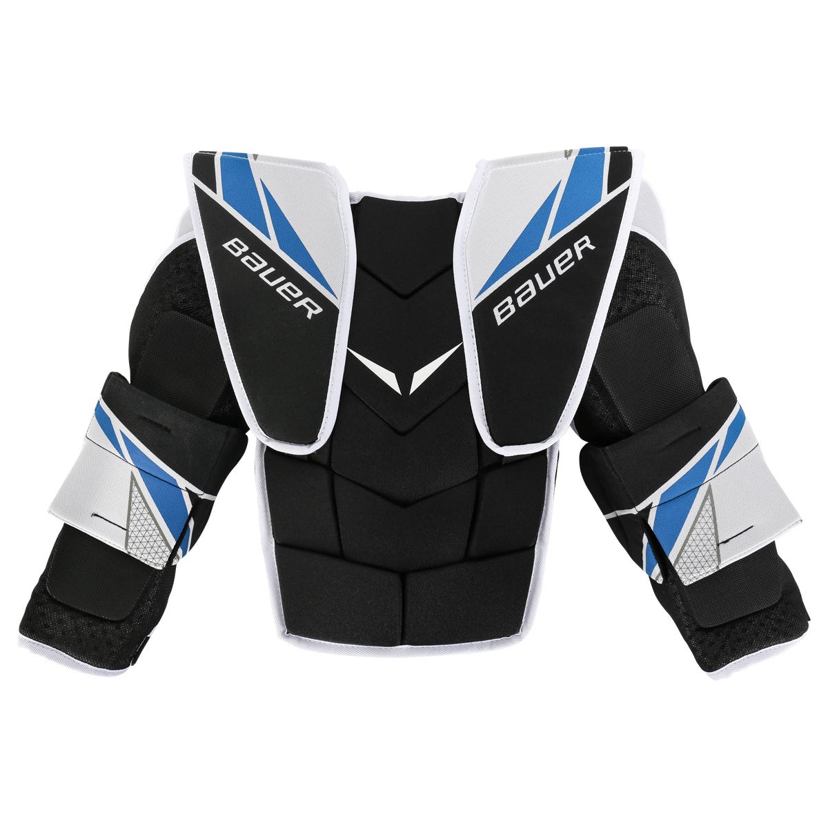 "Bauer Street Junior Goalie Chest & Arm Protector - 19 Model in White/Black Size Medium"