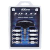 Mission Hi-Lo Axle Spacer Kit (608) - 8 Pack in Silver