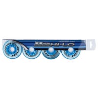 Mission Hi-Lo Court Indoor Soft 76A Roller Hockey Wheel - Blue - 4 Pack Size 68mm