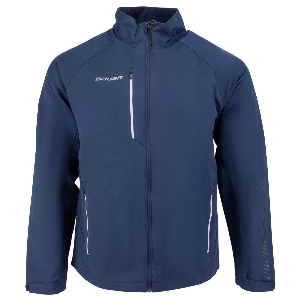 Bauer Supreme Lightweight Youth Jacket | 100% Polyester in Navy Size X-Small