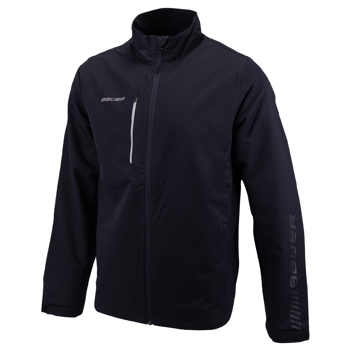 Bauer Supreme Lightweight Youth Jacket | 100% Polyester in Black Size Small