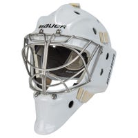 Bauer 960 Senior Non-Certified Cat Eye Goalie Mask in White Size Large