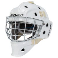 Bauer 930 Youth Certified Straight Bar Goalie Mask in White