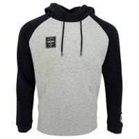 Bauer Square Senior Pullover Hoodie in Black/Grey Size Small