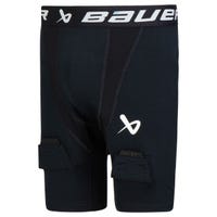 Bauer Performance Jock Youth Short in Black Size Large